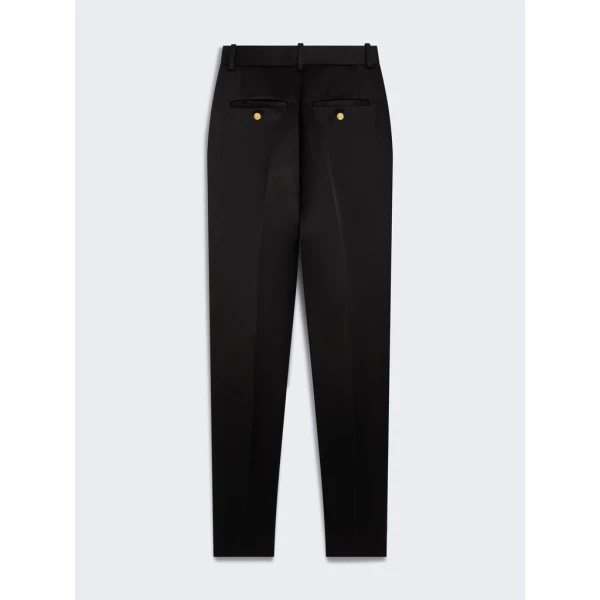 Schiaparelli Satin Cigarette Pants Pants in Schiaparelli Authentic Luxury Fashion at Luxury Shoes 