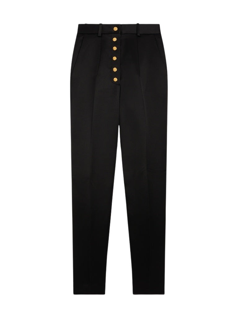 Schiaparelli Satin Cigarette Pants Pants in Schiaparelli Authentic Luxury Fashion at Luxury Shoes 