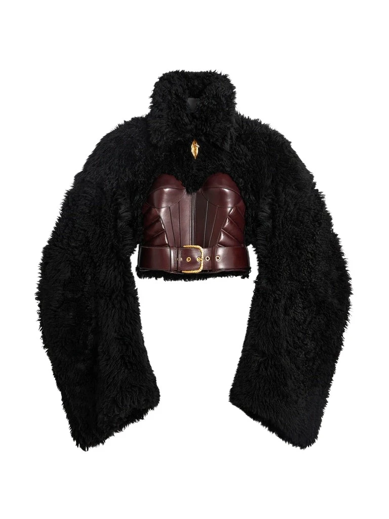 Schiaparelli-Short-Bomber-Bustier15993_nobg Schiaparelli Short Bomber Bustier Tops in Schiaparelli Authentic Luxury Fashion at Luxury Shoes