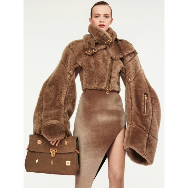 Schiaparelli Short Bomber With Stand-Up Collar Jackets in Schiaparelli Authentic Luxury Fashion at Luxury Shoes 