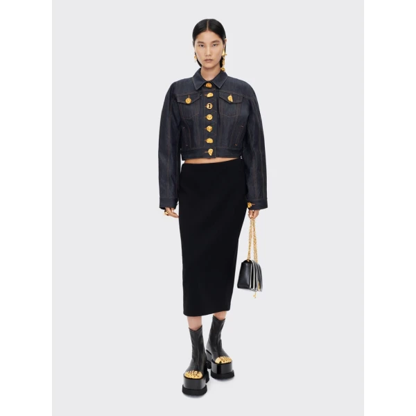 Schiaparelli Short Jacket With Rounded Sleeves Jackets in Schiaparelli Authentic Luxury Fashion at Luxury Shoes 