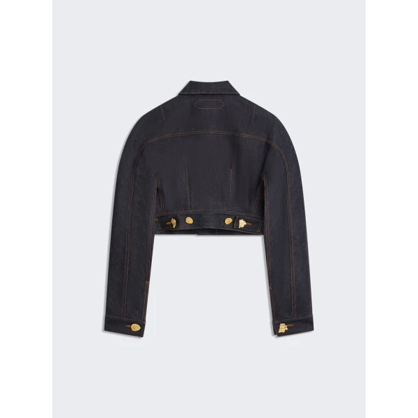 Schiaparelli Short Jacket With Rounded Sleeves Jackets in Schiaparelli Authentic Luxury Fashion at Luxury Shoes 