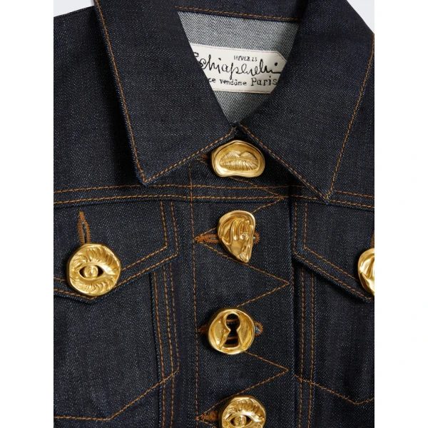 Schiaparelli Short Jacket With Rounded Sleeves Jackets in Schiaparelli Authentic Luxury Fashion at Luxury Shoes 