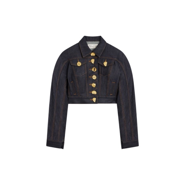 Schiaparelli Short Jacket With Rounded Sleeves Jackets in Schiaparelli Authentic Luxury Fashion at Luxury Shoes 