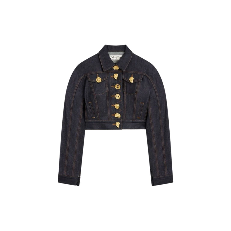 Schiaparelli Short Jacket With Rounded Sleeves Jackets in Schiaparelli Authentic Luxury Fashion at Luxury Shoes 