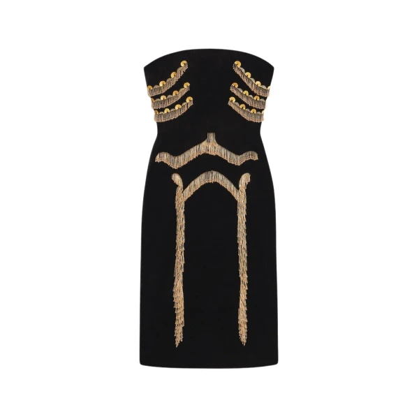 Schiaparelli Skeleton Bustier Dress Dresses in Schiaparelli Authentic Luxury Fashion at Luxury Shoes 