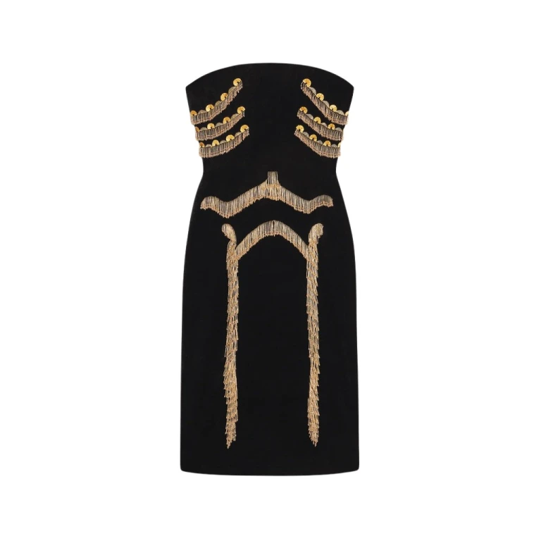 Schiaparelli Skeleton Bustier Dress Dresses in Schiaparelli Authentic Luxury Fashion at Luxury Shoes 
