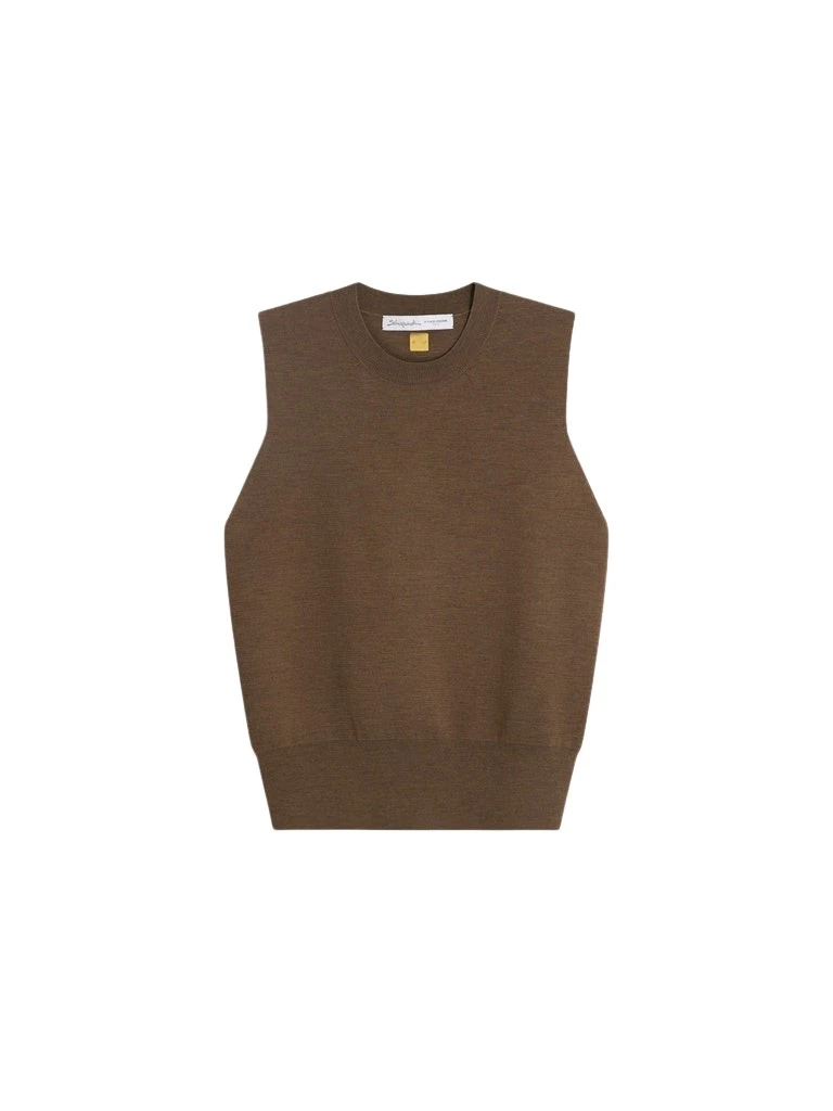 Schiaparelli-Sleeveless-Jumper-438581_nobg Schiaparelli Sleeveless Jumper Knitwear in Schiaparelli Authentic Luxury Fashion at Luxury Shoes