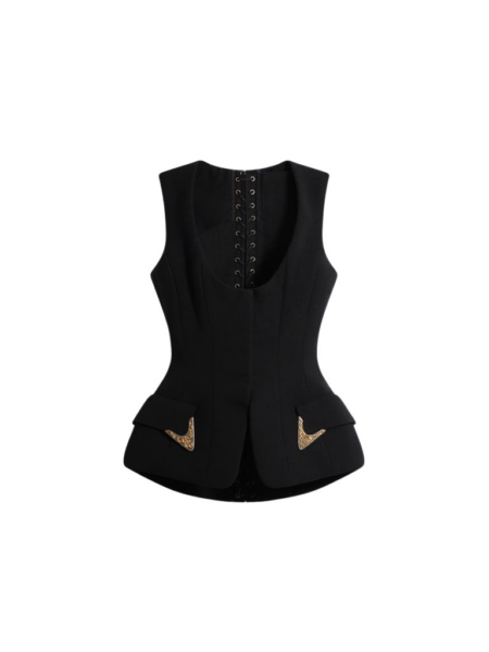 Schiaparelli Sleeveless Waistcoat Jackets in Schiaparelli Authentic Luxury Fashion at Luxury Shoes 