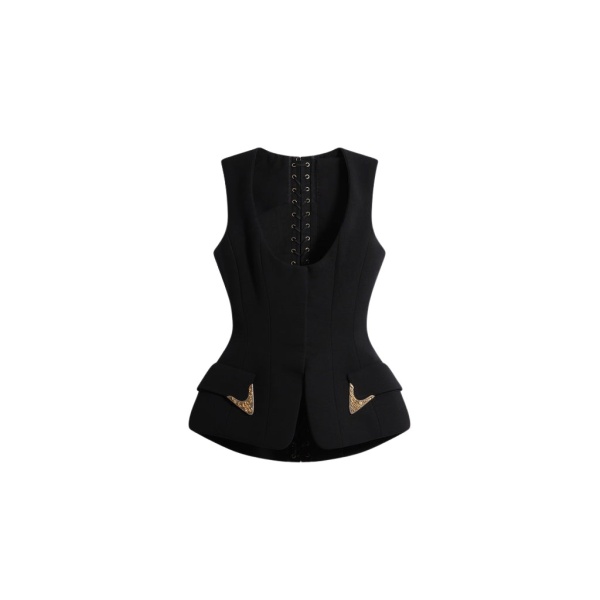 Schiaparelli Sleeveless Waistcoat Jackets in Schiaparelli Authentic Luxury Fashion at Luxury Shoes 