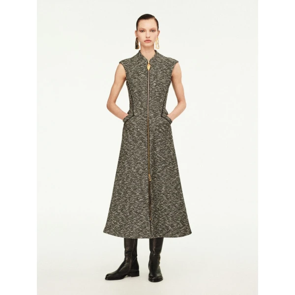 Schiaparelli Sleeveless Zip-Up Dress Dresses in Schiaparelli Authentic Luxury Fashion at Luxury Shoes 