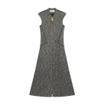 Schiaparelli Sleeveless Zip-Up Dress Dresses in Schiaparelli Authentic Luxury Fashion at Luxury Shoes 