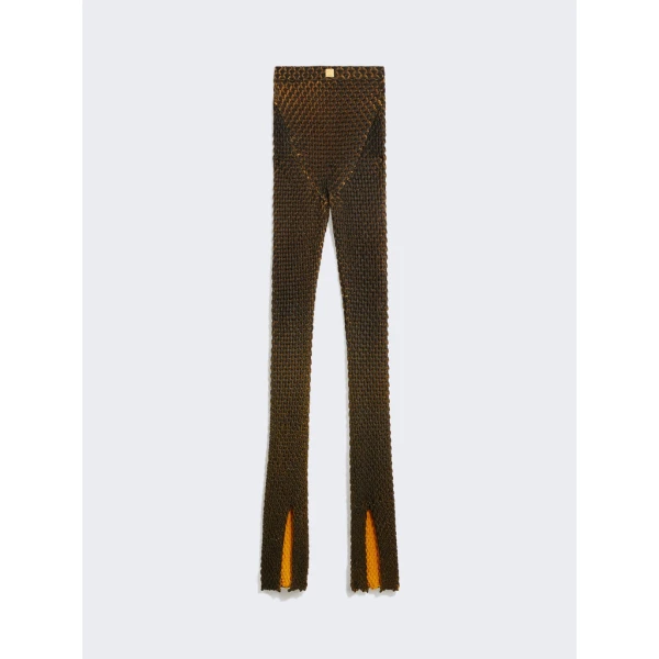 Schiaparelli Snake Scale Trompe L'Oeil Bootcut Pants Pants in Schiaparelli Authentic Luxury Fashion at Luxury Shoes 