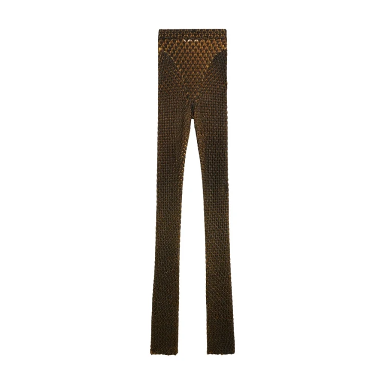 Schiaparelli Snake Scale Trompe L'Oeil Bootcut Pants Pants in Schiaparelli Authentic Luxury Fashion at Luxury Shoes 