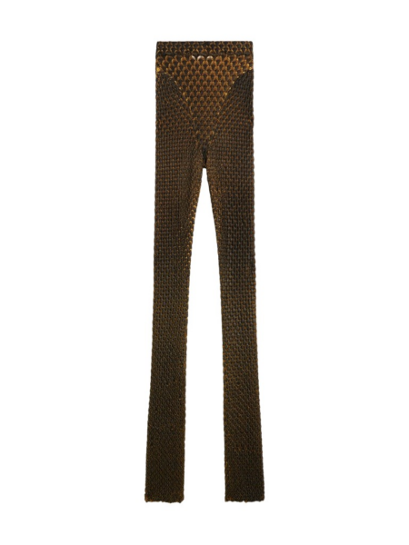 Schiaparelli Snake Scale Trompe L'Oeil Bootcut Pants Pants in Schiaparelli Authentic Luxury Fashion at Luxury Shoes 