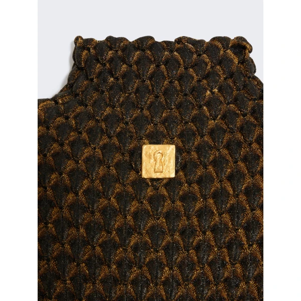 Schiaparelli Snake Scale Trompe L'Oeil Cardigan Knitwear in Schiaparelli Authentic Luxury Fashion at Luxury Shoes 