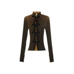 Schiaparelli Snake Scale Trompe L'Oeil Cardigan Knitwear in Schiaparelli Authentic Luxury Fashion at Luxury Shoes 