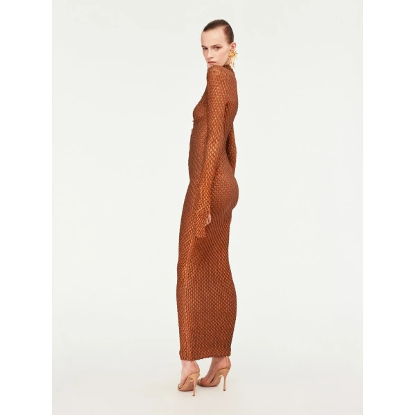 Schiaparelli Snake Scale Trompe L'Oeil Dress Dresses in Schiaparelli Authentic Luxury Fashion at Luxury Shoes 