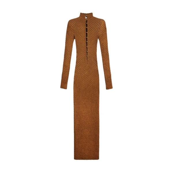 Schiaparelli Snake Scale Trompe L'Oeil Dress Dresses in Schiaparelli Authentic Luxury Fashion at Luxury Shoes 