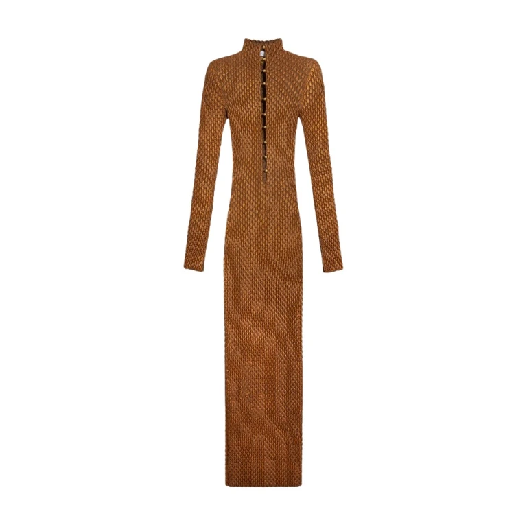 Schiaparelli Snake Scale Trompe L'Oeil Dress Dresses in Schiaparelli Authentic Luxury Fashion at Luxury Shoes 