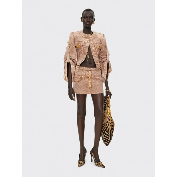 Schiaparelli Square-Shouldered Collareless Jacket Jackets in Schiaparelli Authentic Luxury Fashion at Luxury Shoes 
