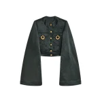 Schiaparelli Square-Shouldered Collareless Jacket Jackets in Schiaparelli Authentic Luxury Fashion at Luxury Shoes 