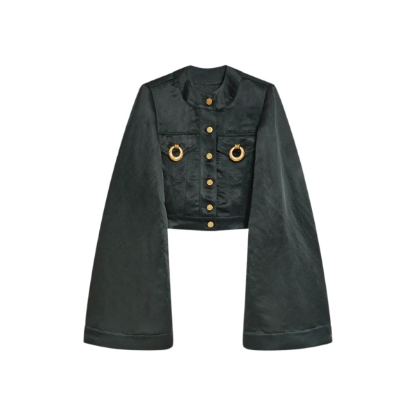 Schiaparelli Square-Shouldered Collareless Jacket Jackets in Schiaparelli Authentic Luxury Fashion at Luxury Shoes 
