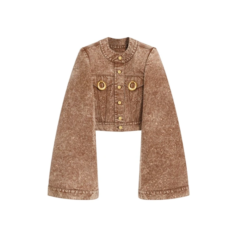 Schiaparelli Square-Shouldered Collareless Jacket Jackets in Schiaparelli Authentic Luxury Fashion at Luxury Shoes 