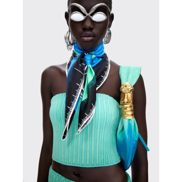 Schiaparelli Strapless Leather Top Tops in Schiaparelli Authentic Luxury Fashion at Luxury Shoes 