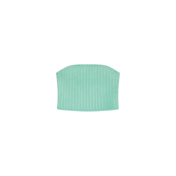 Schiaparelli Strapless Leather Top Tops in Schiaparelli Authentic Luxury Fashion at Luxury Shoes 
