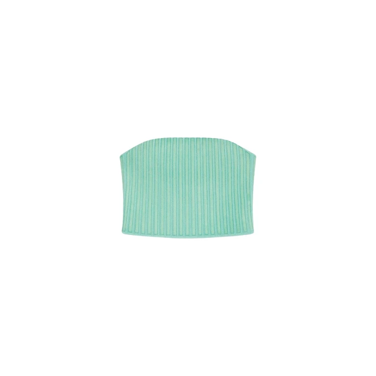 Schiaparelli Strapless Leather Top Tops in Schiaparelli Authentic Luxury Fashion at Luxury Shoes 