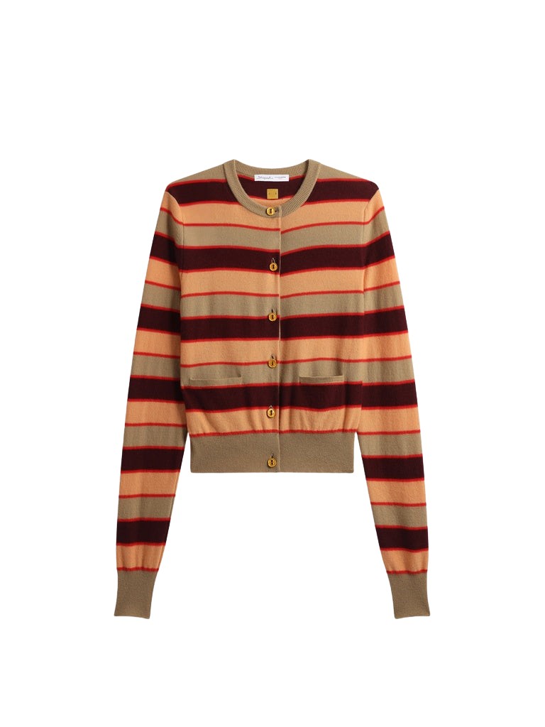 Schiaparelli Striped Cardigan Knitwear in Schiaparelli Authentic Luxury Fashion at Luxury Shoes 
