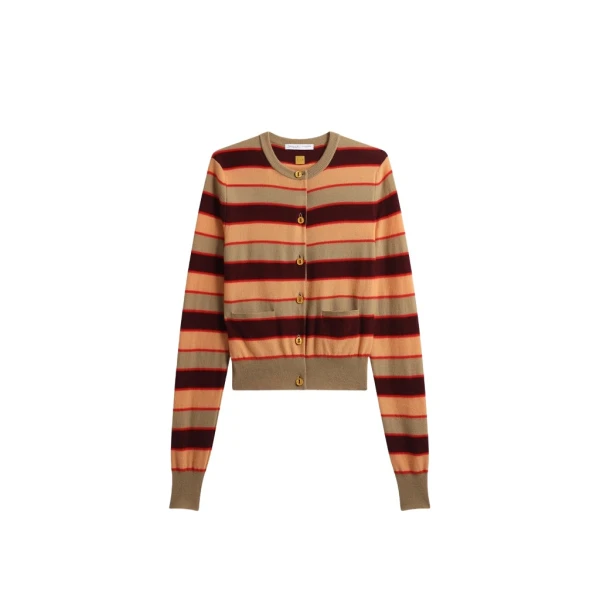 Schiaparelli Striped Cardigan Knitwear in Schiaparelli Authentic Luxury Fashion at Luxury Shoes 
