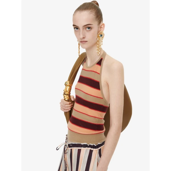 Schiaparelli Striped Tank Top Tops in Schiaparelli Authentic Luxury Fashion at Luxury Shoes 