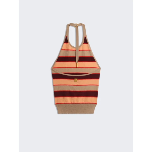 Schiaparelli Striped Tank Top Tops in Schiaparelli Authentic Luxury Fashion at Luxury Shoes 