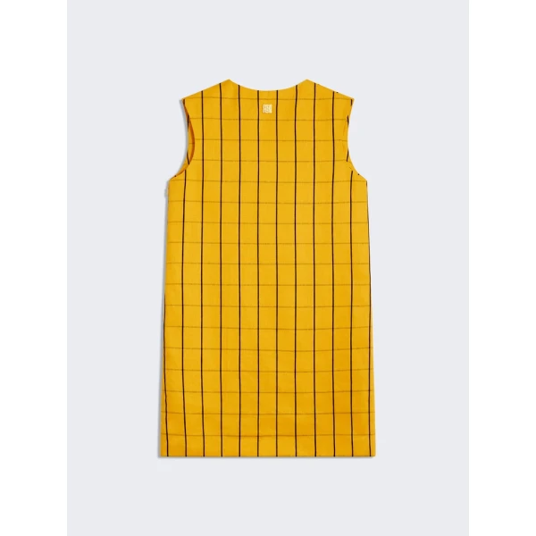 Schiaparelli Textured Linen Sleeveless Dress Dresses in Schiaparelli Authentic Luxury Fashion at Luxury Shoes 