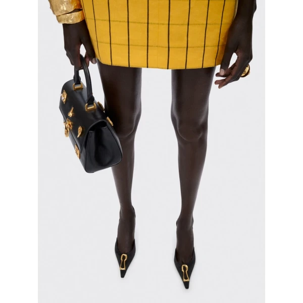 Schiaparelli Textured Linen Sleeveless Dress Dresses in Schiaparelli Authentic Luxury Fashion at Luxury Shoes 