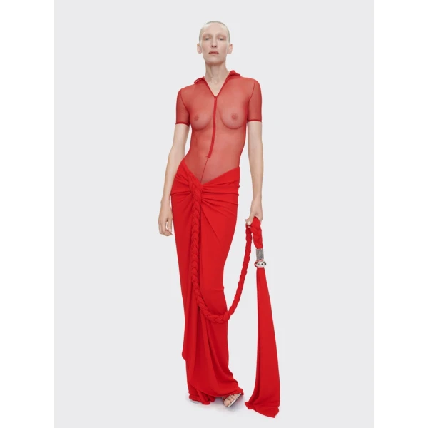 Schiaparelli Transparent Bodysuit Bodysuit in Schiaparelli Authentic Luxury Fashion at Luxury Shoes 