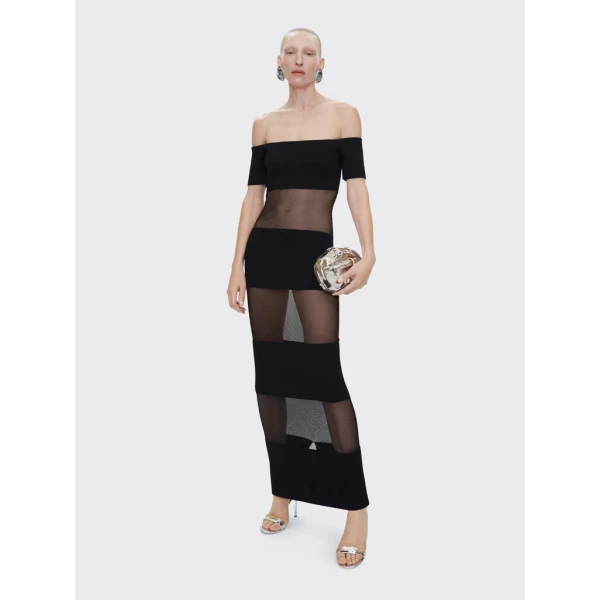 Schiaparelli Transparent Mesh Dress Dresses in Schiaparelli Authentic Luxury Fashion at Luxury Shoes 