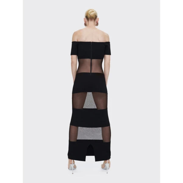 Schiaparelli Transparent Mesh Dress Dresses in Schiaparelli Authentic Luxury Fashion at Luxury Shoes 
