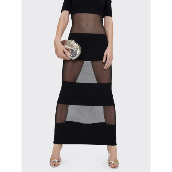 Schiaparelli Transparent Mesh Dress Dresses in Schiaparelli Authentic Luxury Fashion at Luxury Shoes 