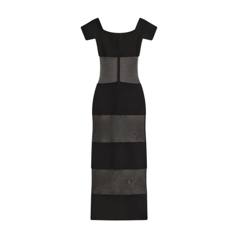 Schiaparelli Transparent Mesh Dress Dresses in Schiaparelli Authentic Luxury Fashion at Luxury Shoes 