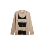 Schiaparelli Trompe L'Oeil Cardigan Knitwear in Schiaparelli Authentic Luxury Fashion at Luxury Shoes 