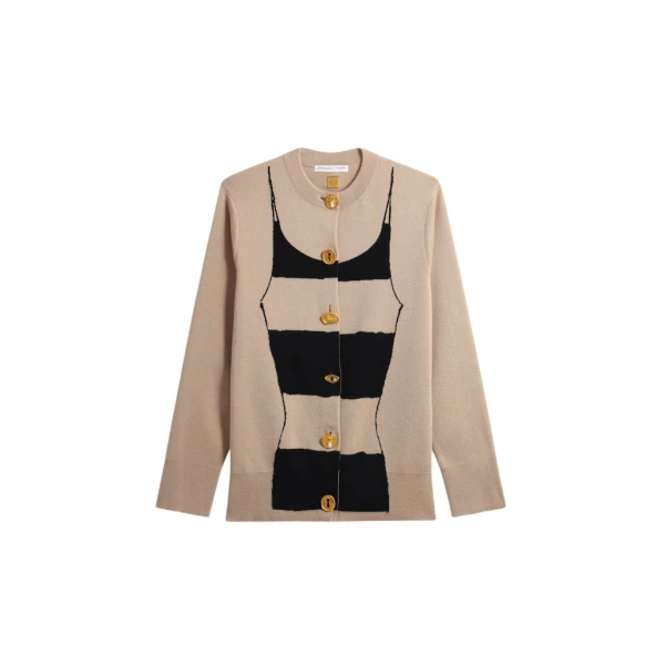 Schiaparelli Trompe L'Oeil Cardigan Knitwear in Schiaparelli Authentic Luxury Fashion at Luxury Shoes 