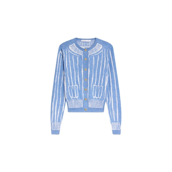 Schiaparelli Trompe L'Oeil Cardigan Knitwear in Schiaparelli Authentic Luxury Fashion at Luxury Shoes 