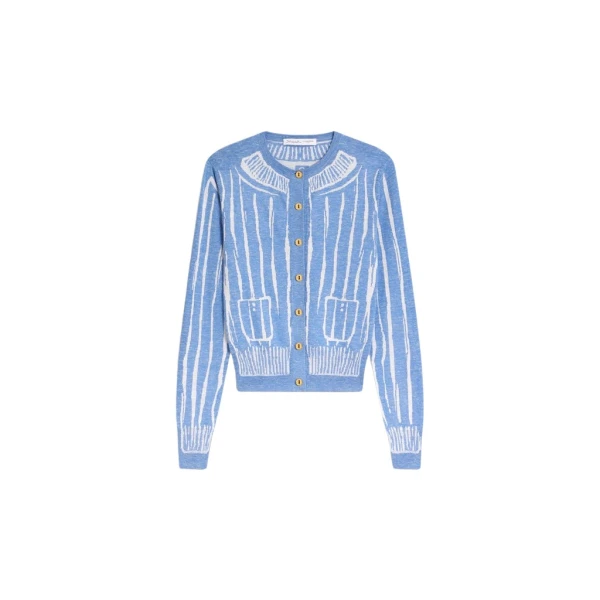 Schiaparelli Trompe L'Oeil Cardigan Knitwear in Schiaparelli Authentic Luxury Fashion at Luxury Shoes 