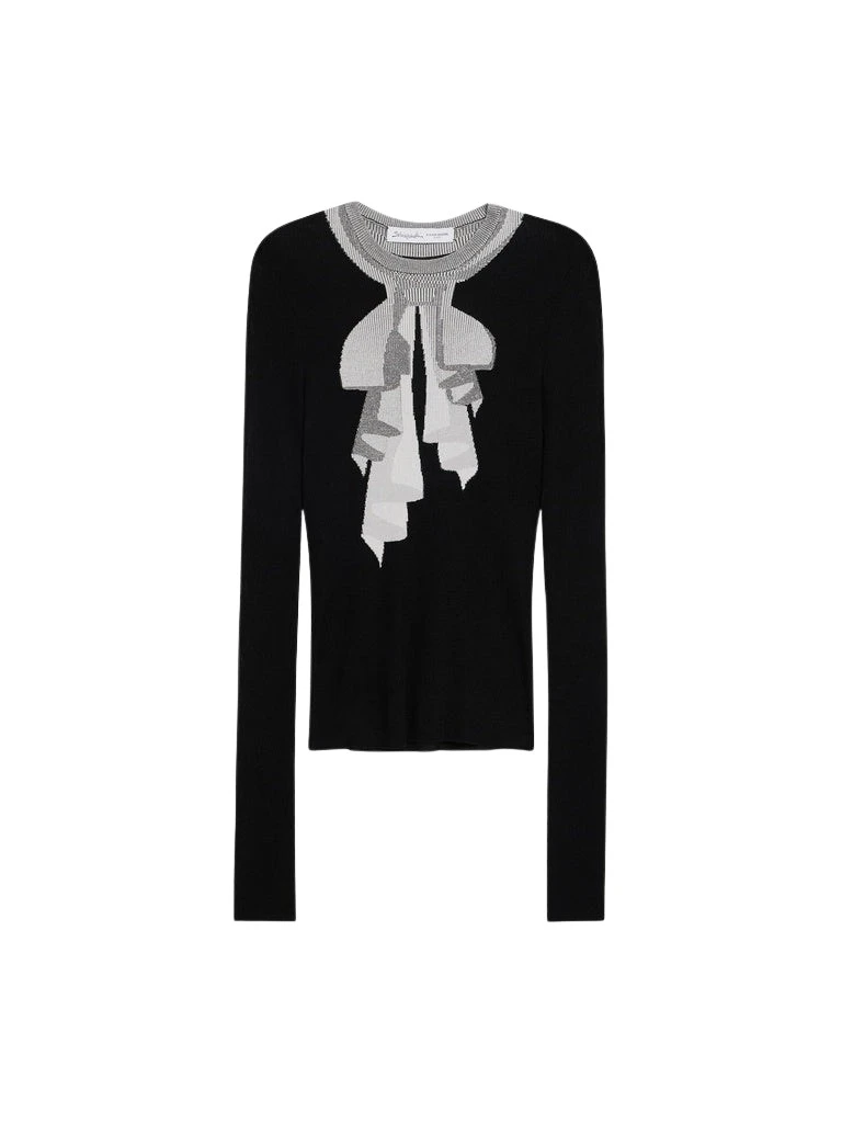 Schiaparelli-Trompe-LOeil-Jumper26642_nobg Schiaparelli Trompe L'Oeil Jumper Knitwear in Schiaparelli Authentic Luxury Fashion at Luxury Shoes