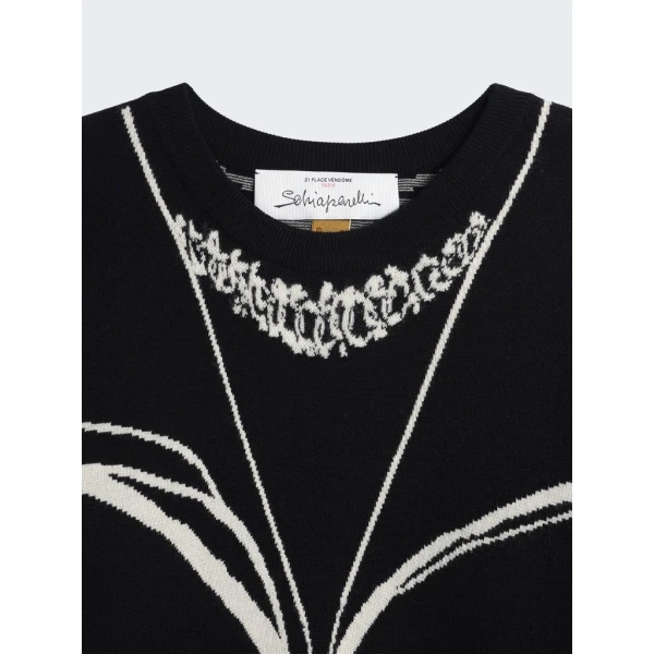 Schiaparelli Trompe L'Oeil Mini Dress Dresses in Schiaparelli Authentic Luxury Fashion at Luxury Shoes 