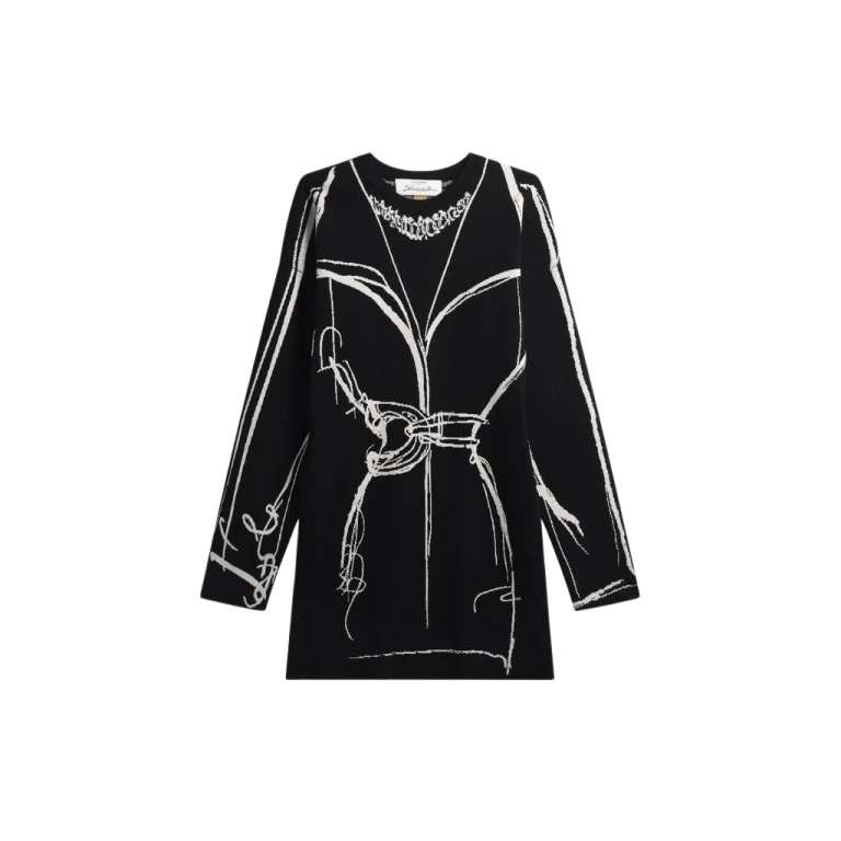 Schiaparelli Trompe L'Oeil Mini Dress Dresses in Schiaparelli Authentic Luxury Fashion at Luxury Shoes 