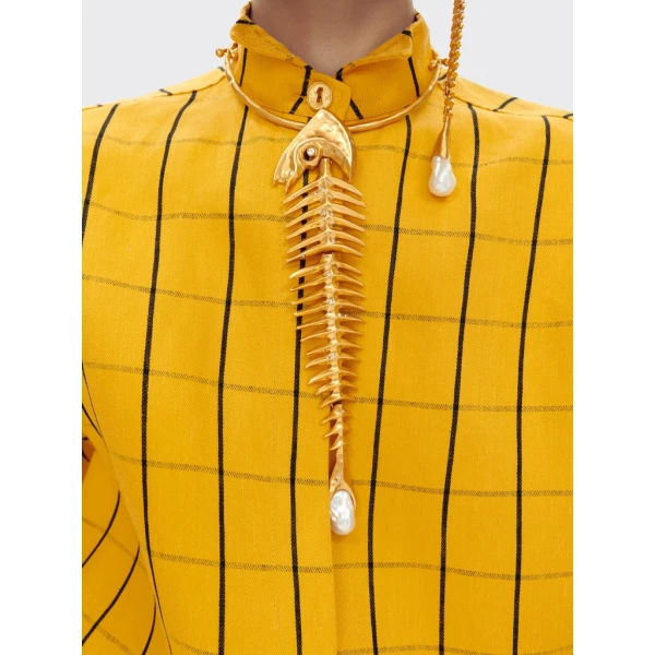 Schiaparelli Tuxedo Shirt Tops in Schiaparelli Authentic Luxury Fashion at Luxury Shoes 